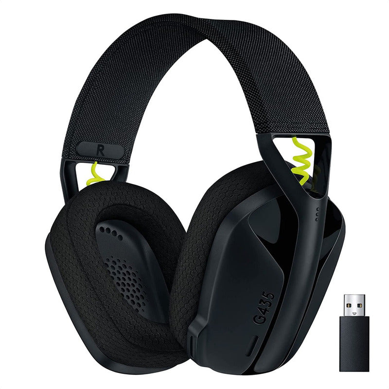 Auriculares Gamer Inalámbricos Logitech G435 LIGHTSPEED y Bluetooth, Negro