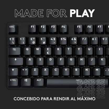 Teclado Gamer Logitech G413 Se Mecánico Retroiluminado Led