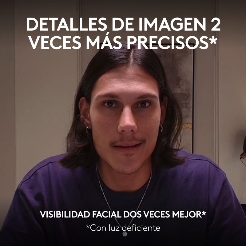 Cámara Web Logitech MX Brio Ultra HD 4K para Colaboración y Streaming