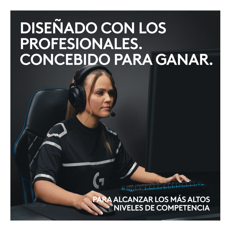 Teclado Gamer Lightspeed Bluetooth Rgb Logitech G Pro X Tkl