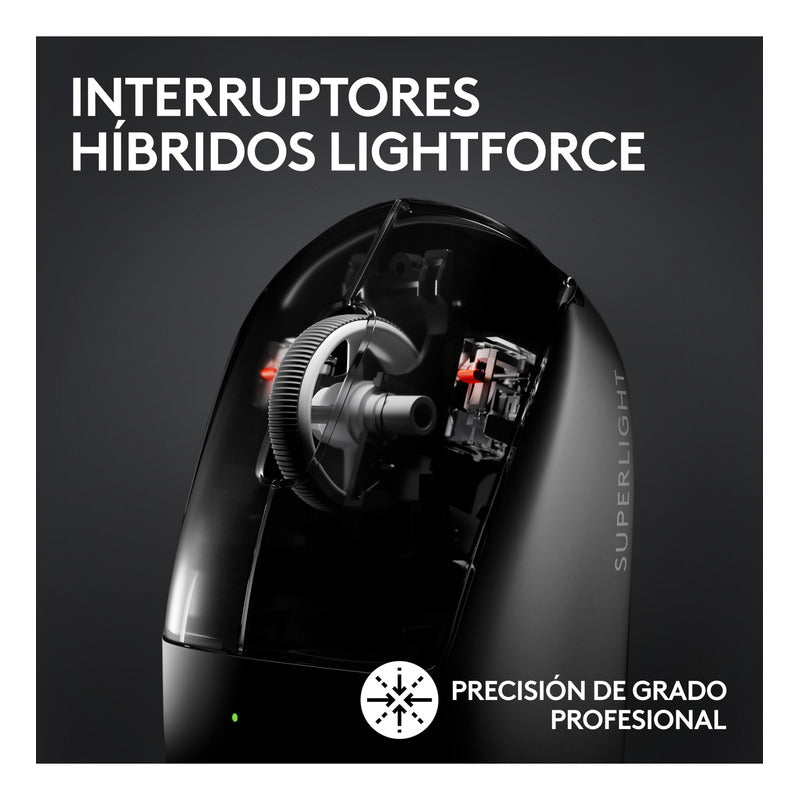 Mouse Gamer Inalámbrico Logitech G Pro X Superlight 2 Negro