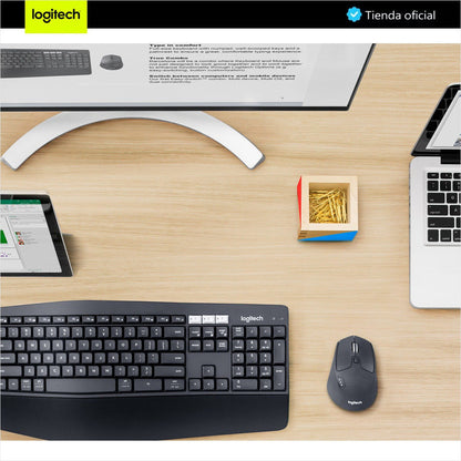 Combo Inalámbrico Logitech MK850 Performance + Pad Mouse Studio Series