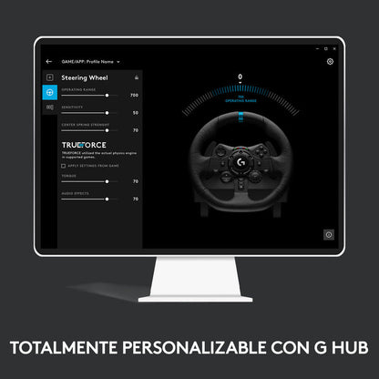 Volante de Carreras Logitech G923 TRUEFORCE para PS5, PS4 y PC