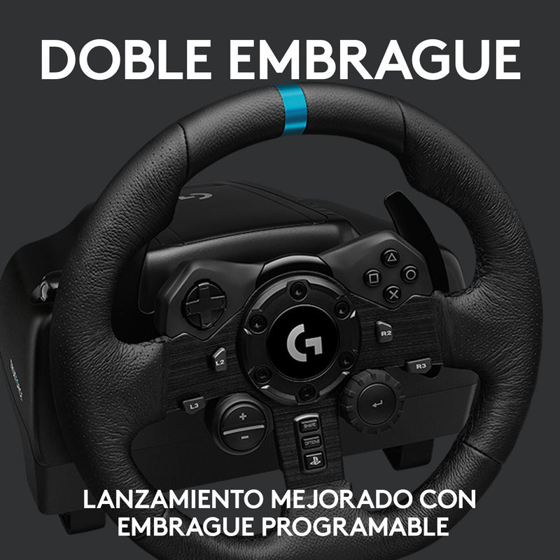 Volante de Carreras Logitech G923 TRUEFORCE para PS5, PS4 y PC