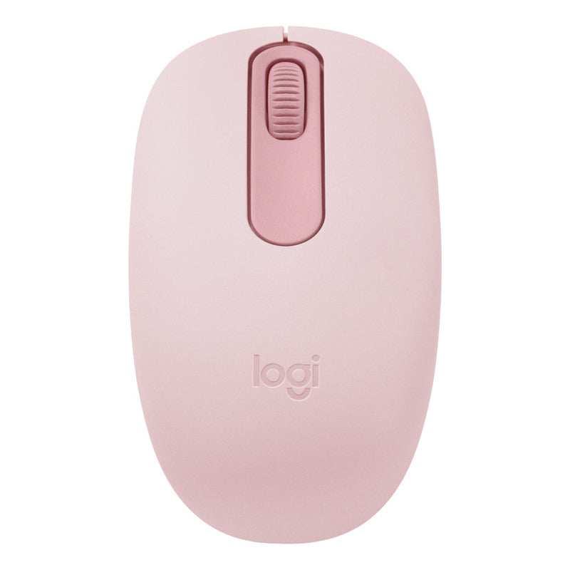 Mouse Inalámbrico Bluetooth Logitech M196, Cómodo Diseño Compacto, Rosa