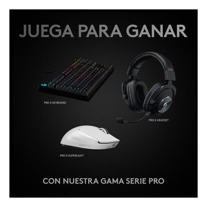 Mouse Gamer Inalámbrico Logitech G Pro X Superlight , Blanco