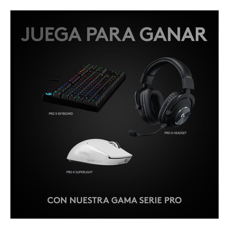 Mouse Gamer Inalámbrico Logitech G Pro X Superlight , Blanco
