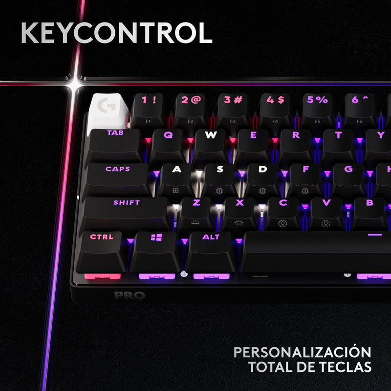 Teclado Gamer Logitech Pro X 60, Inalámbrico Lightspeed