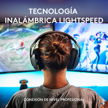 Auriculares Gamer Inalámbricos Logitech G435 LIGHTSPEED y Bluetooth, Negro