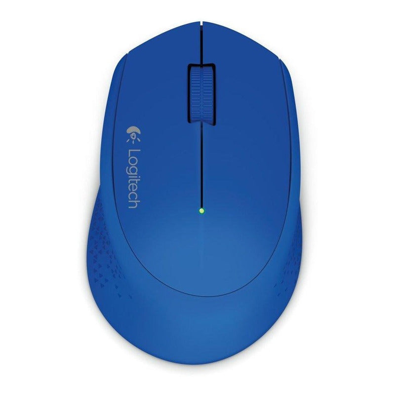 Mouse Inalámbrico Logitech M280 con Cómodo Diseño Curvo, Azul