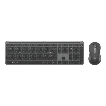 Combo Profesional Teclado Logitech  K950 + Mouse M650, Grafito