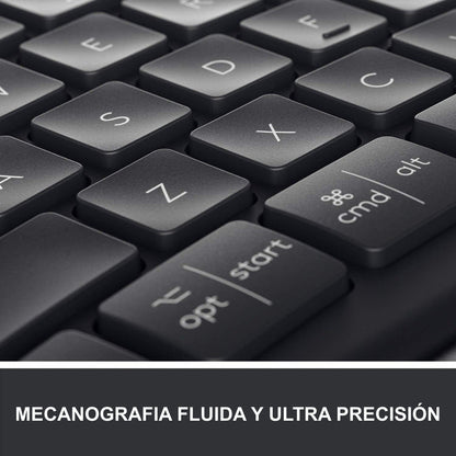 Combo Logitech Ergonómico: Teclado K860 + Mouse Mx Vertical