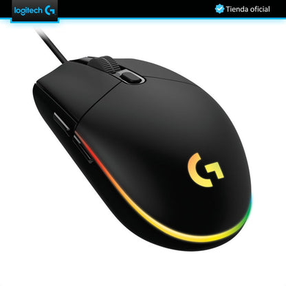 Combo Gamer Teclado Logitech G213 RGB + Mouse G203 RGB + Pad Mouse G240