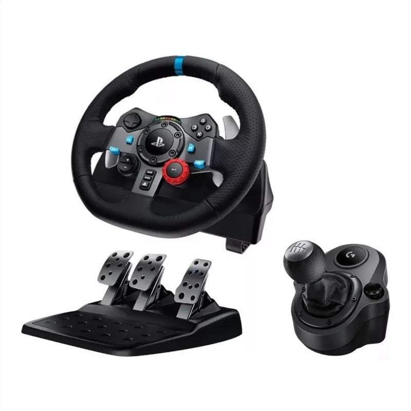 Combo Volante Logitech G29 para PS5, PS4, PS3 y PC + Palanca de Cambios