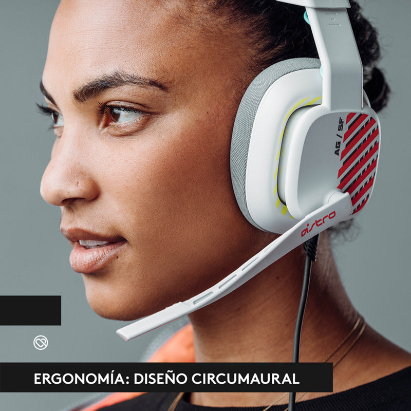 Auricular Gamer Astro A10 Gen 2, Pc/Ps5/Ps4, Xbox, Blanca