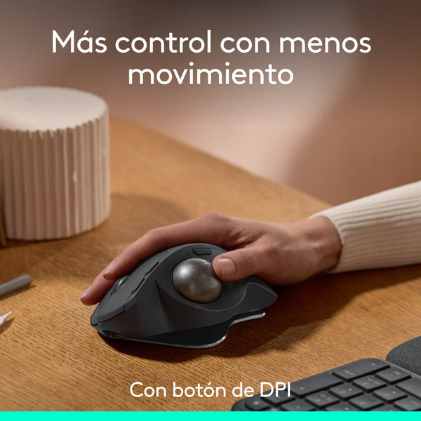 Mouse Logitech Mx Ergo S, Trackball Inalámbrico / Recargable – Logitech ...