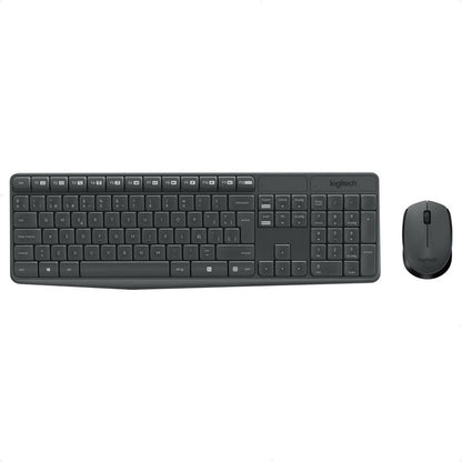 Teclado Multimedia Y Mouse Inalámbrico Logitech Mk235