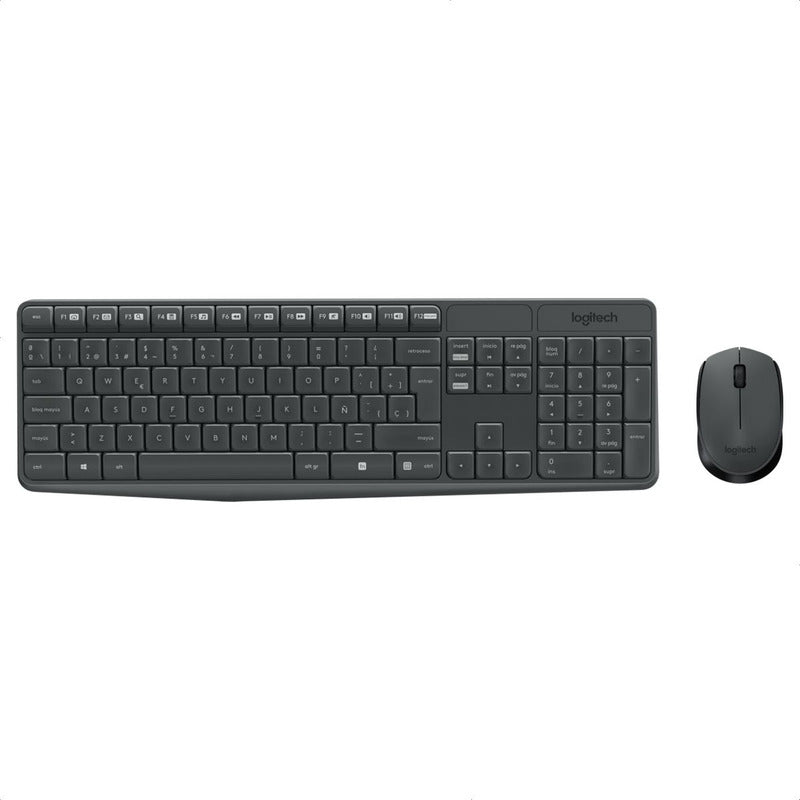 Teclado Multimedia Y Mouse Inalámbrico Logitech Mk235