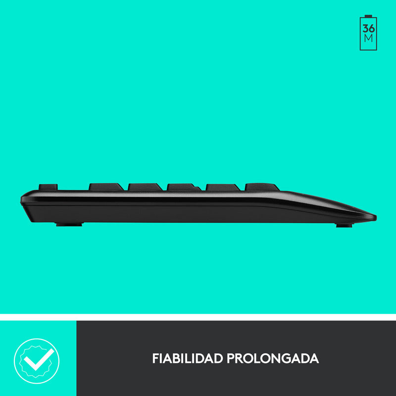 Teclado Multimedia Y Mous Inalámbrico Logitech Mk345