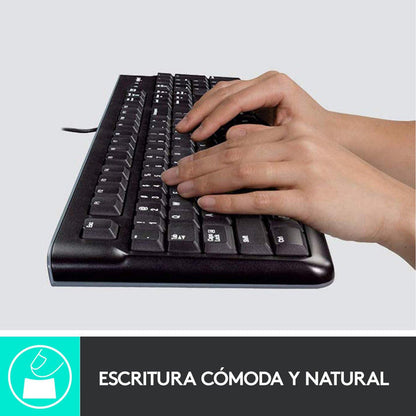 Teclado Y Mouse Usb Plug And Play Logitech Mk120