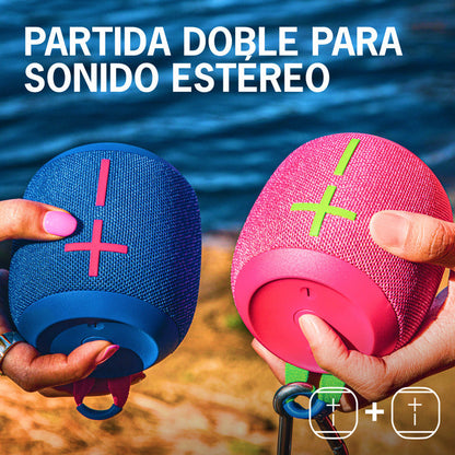 Ultimate Ears Wonderboom 3, Kit 2 Parlantes Impermeables, Lavanda