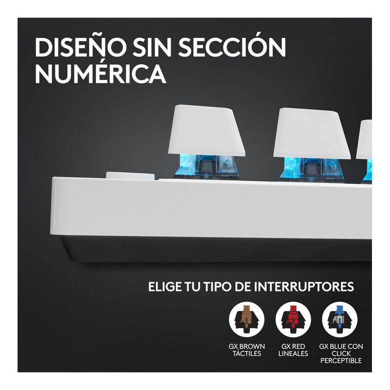 Teclado Gamer Lightspeed Bluetooth Rgb Logitech G Pro X Tkl