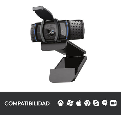 Webcam Hd / Videochats En Full Hd 1080p Logitech C920s Pro