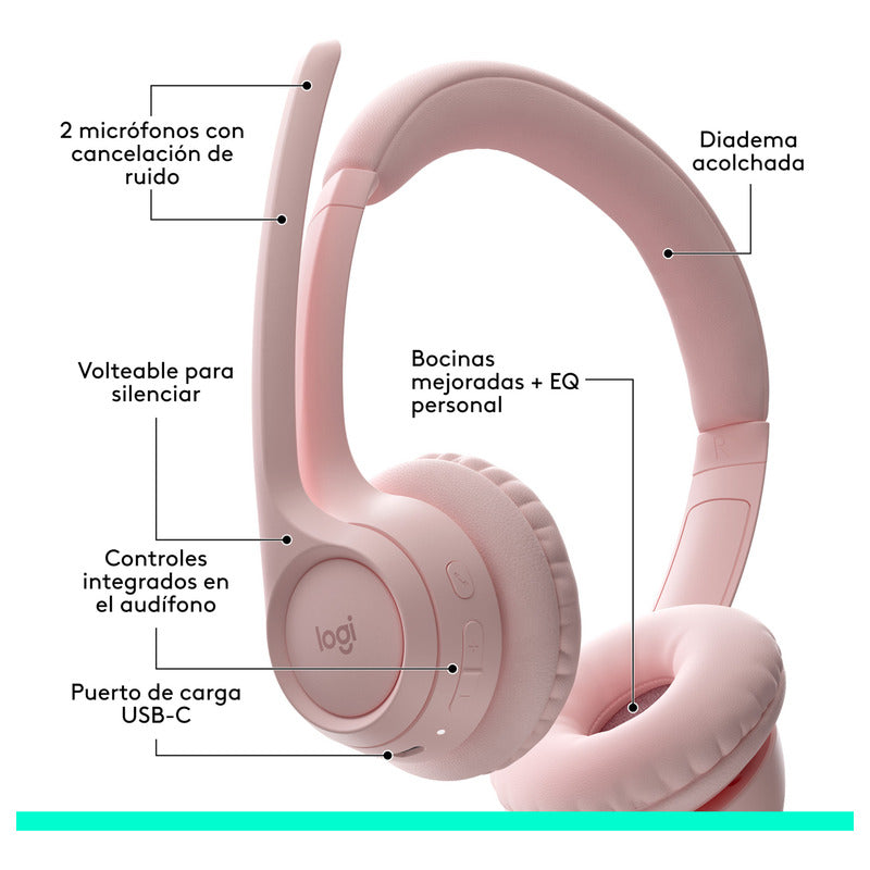 Audífonos Inalámbricos Logitech Zone 300 Con Micrófono