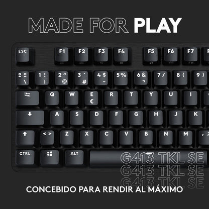 Teclado Gamer Logitech G413 Tkl Se Mecánico Retroiluminado