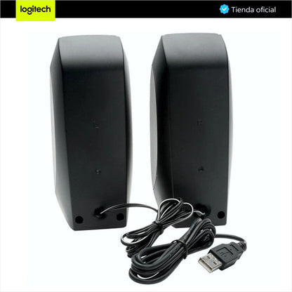 Altavoces Estéreo USB Logitech S150 con Control de Volumen y Mute