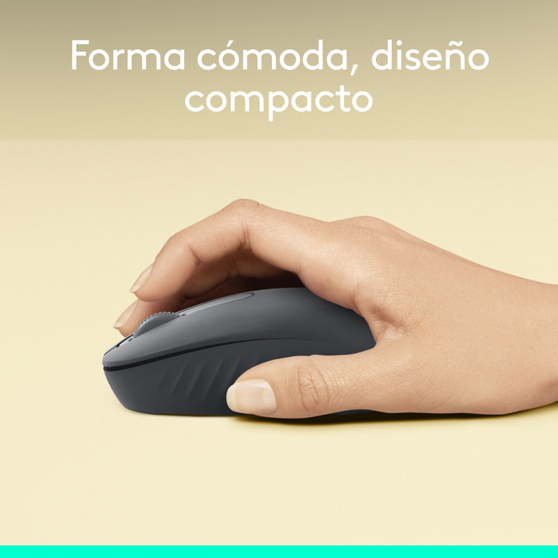 Mouse Inalámbrico Bluetooth Logitech M196, Cómodo Diseño Compacto, Grafito