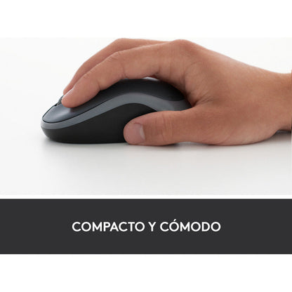Mouse Inalámbrico Logitech M185, Win Mac Chrome Linux Rojo