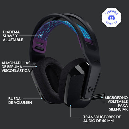 Auricular Gamer Inalámbrica Logitech G535 Lightspeed, Pc/ps5|4