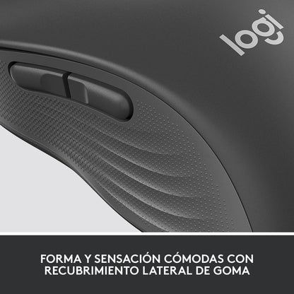 Mouse Inalámbrico Logitech Signature M650, Bluetooth Negro