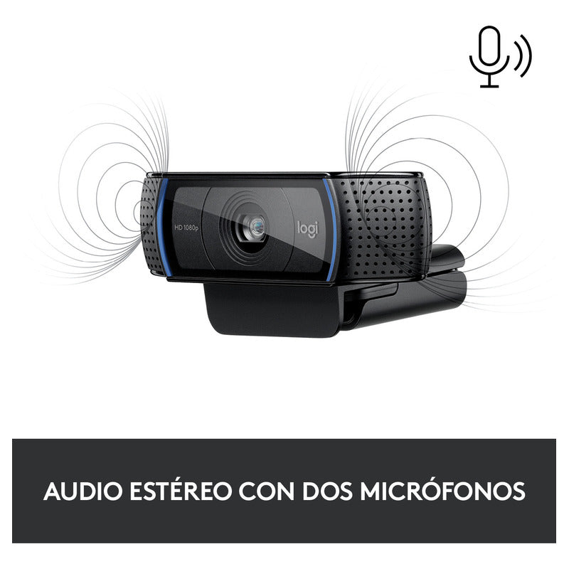 Webcam Hd / Videochats En Full Hd 1080p Logitech C920s Pro