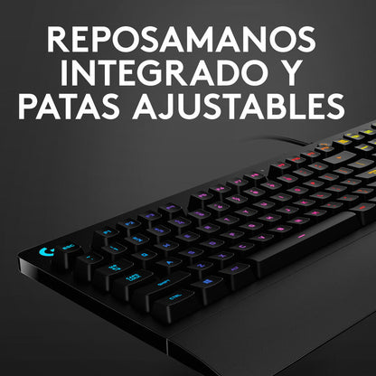 Teclado Gamer Logitech G213 Prodigy con Iluminación RGB LIGHTSYNC