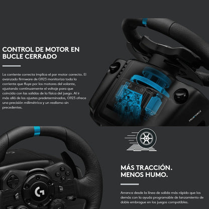 Volante Logitech G923 para Xbox Series X|S, Xbox One y PC + Palanca de Cambios