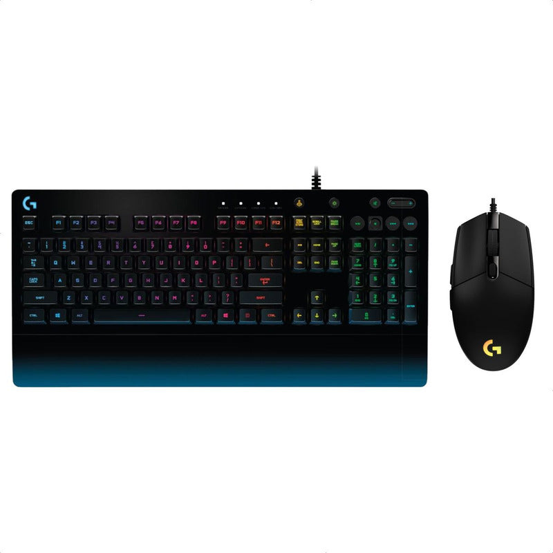 Combo Gamer Teclado Logitech G213 Prodigy RGB + Mouse G203 RGB