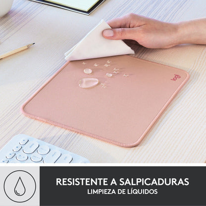 Mouse Pad, Cómodo Deslizamiento Logitech Studio Series Rosa