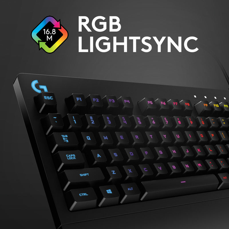Teclado Gamer Logitech G213 Prodigy con Iluminación RGB LIGHTSYNC