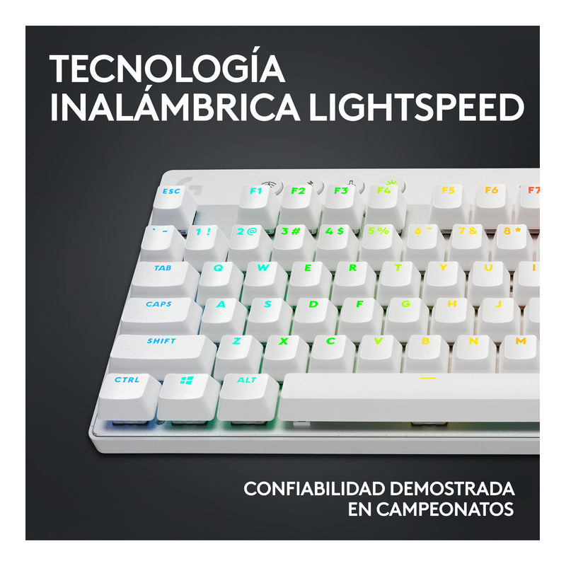 Teclado Gamer Lightspeed Bluetooth Rgb Logitech G Pro X Tkl
