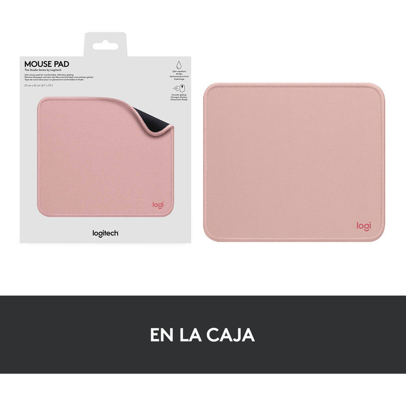 Mouse Pad, Cómodo Deslizamiento Logitech Studio Series Rosa