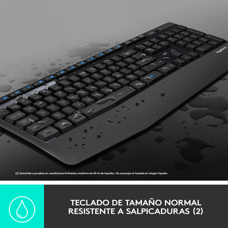 Teclado Multimedia Y Mous Inalámbrico Logitech Mk345