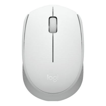Mouse Inalámbrico Logitech M170, Cómodo Y Portátil, Blanco