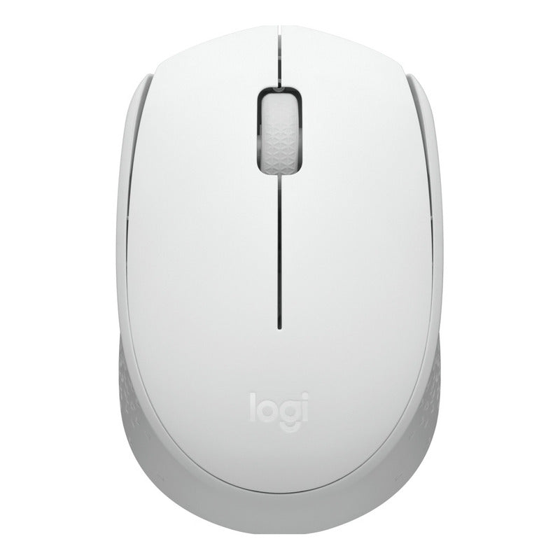 Mouse Inalámbrico Logitech M170, Cómodo Y Portátil, Blanco