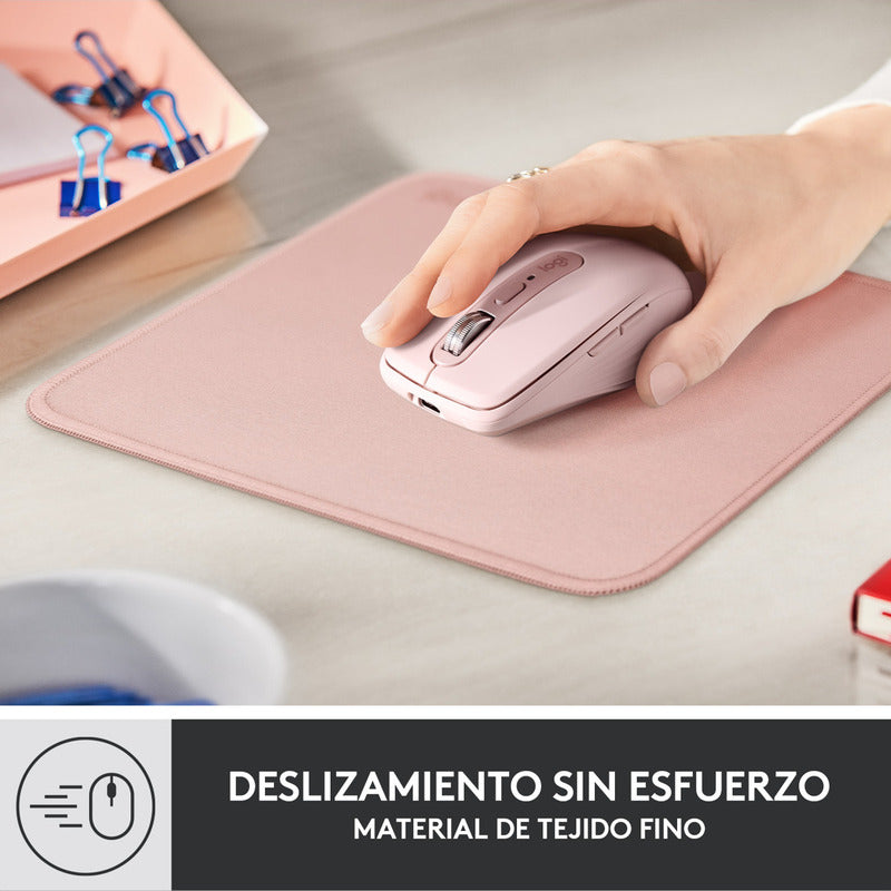 Mouse Pad, Cómodo Deslizamiento Logitech Studio Series Rosa
