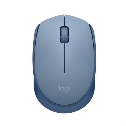 Mouse Inalámbrico Logitech M170, Cómodo Y Portátil, Gris Azul