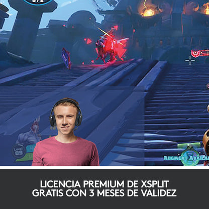 Webcam Ideal Streaming Logitech C922 Pro Stream Con Trípode