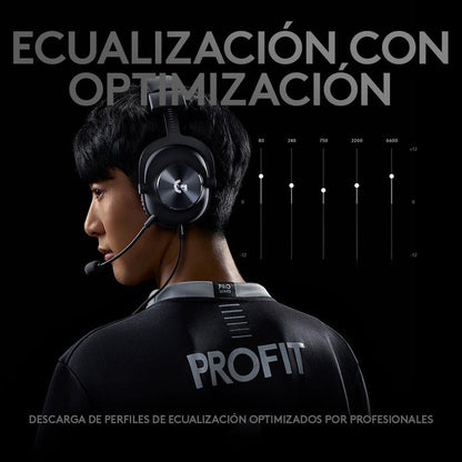 Auricular Gamer Logitech G Pro X, 7.1 Profesional, Pc Ps4 Xbox