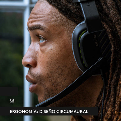 Auricular Gamer Astro A10 Gen 2, Pc/Xbox, Negro